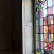 Window doors stained glass