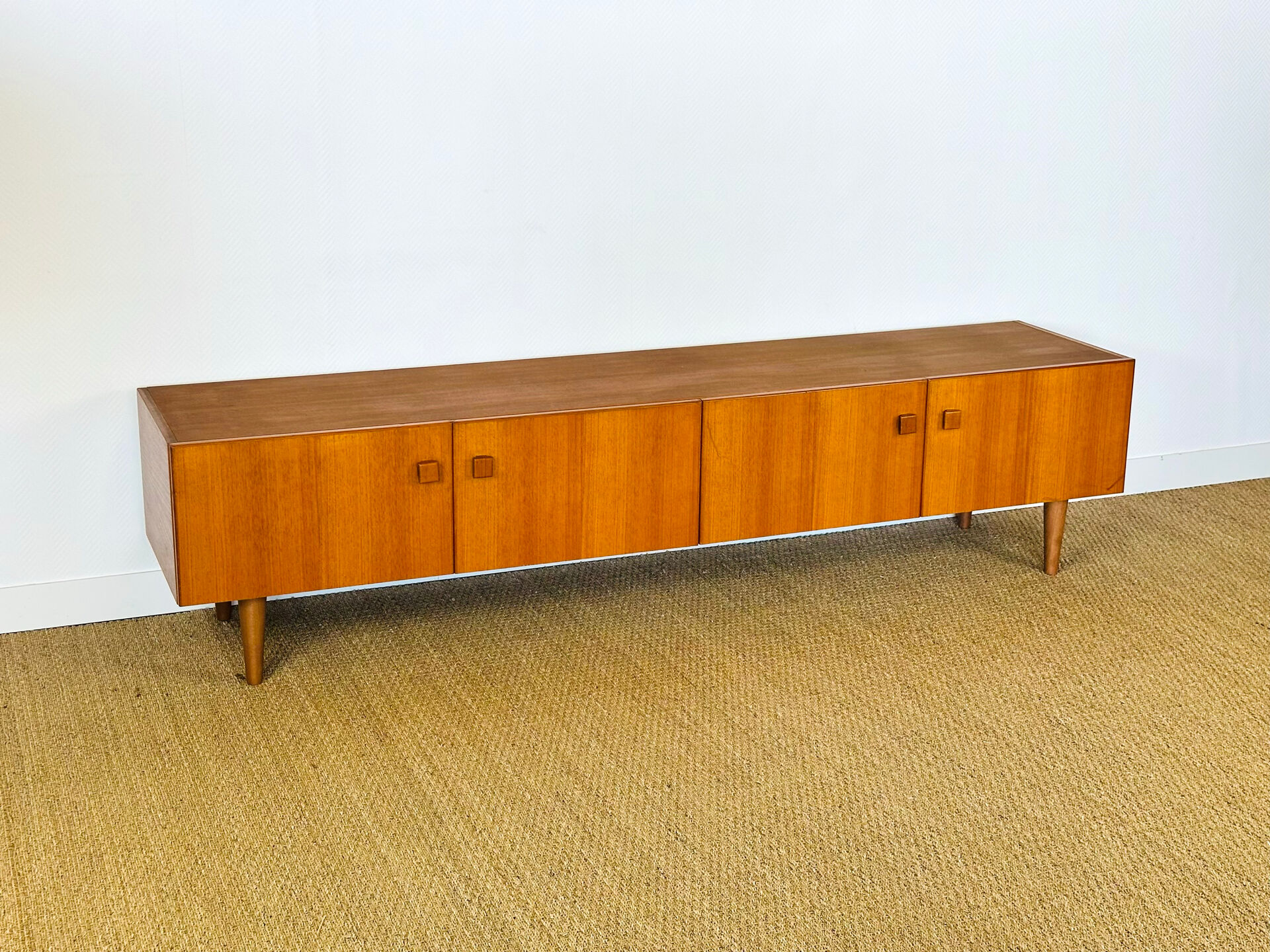 Enfilade scandinave en teck 1960