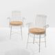 Mathieu Matégot paire de chaises Cap d’Ail 1950s