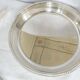 Rare large English silver-plated vegetable dish with compartments