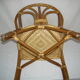 Fauteuil bambou rotin enfant des années 50 - 60