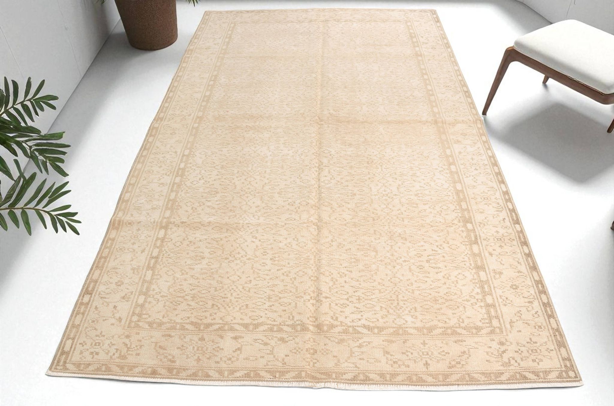 Tapis turc vintage Oushak sku2027