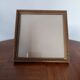 Old square golden frame to place or hang
