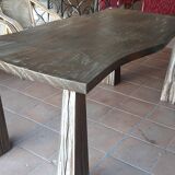 Table de ferme en metal