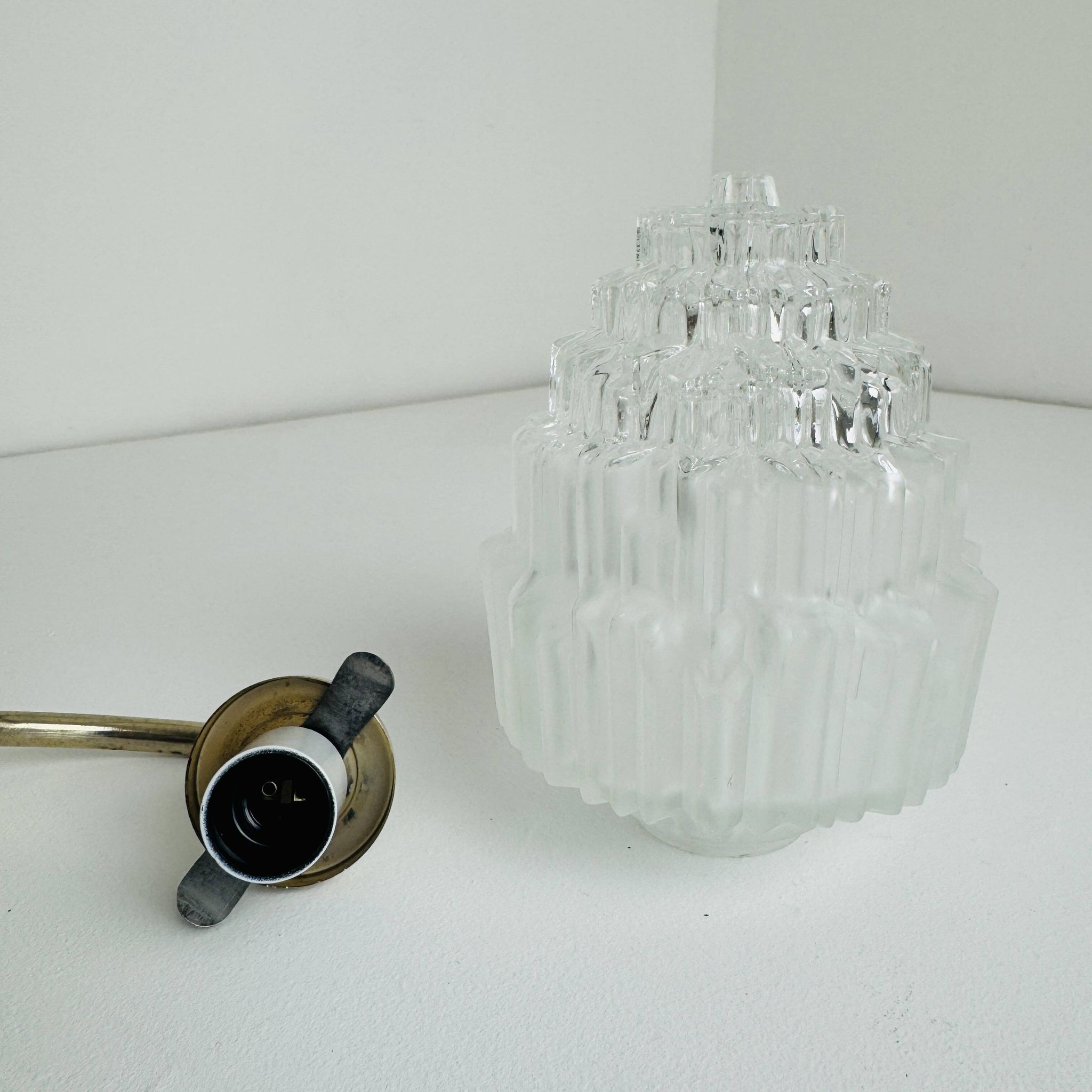 Vintage art deco skyscraper wall light