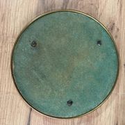 Plateau miroir doré vintage