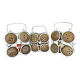 Vintage 1960s Toy: Three Sets of 4 Balls