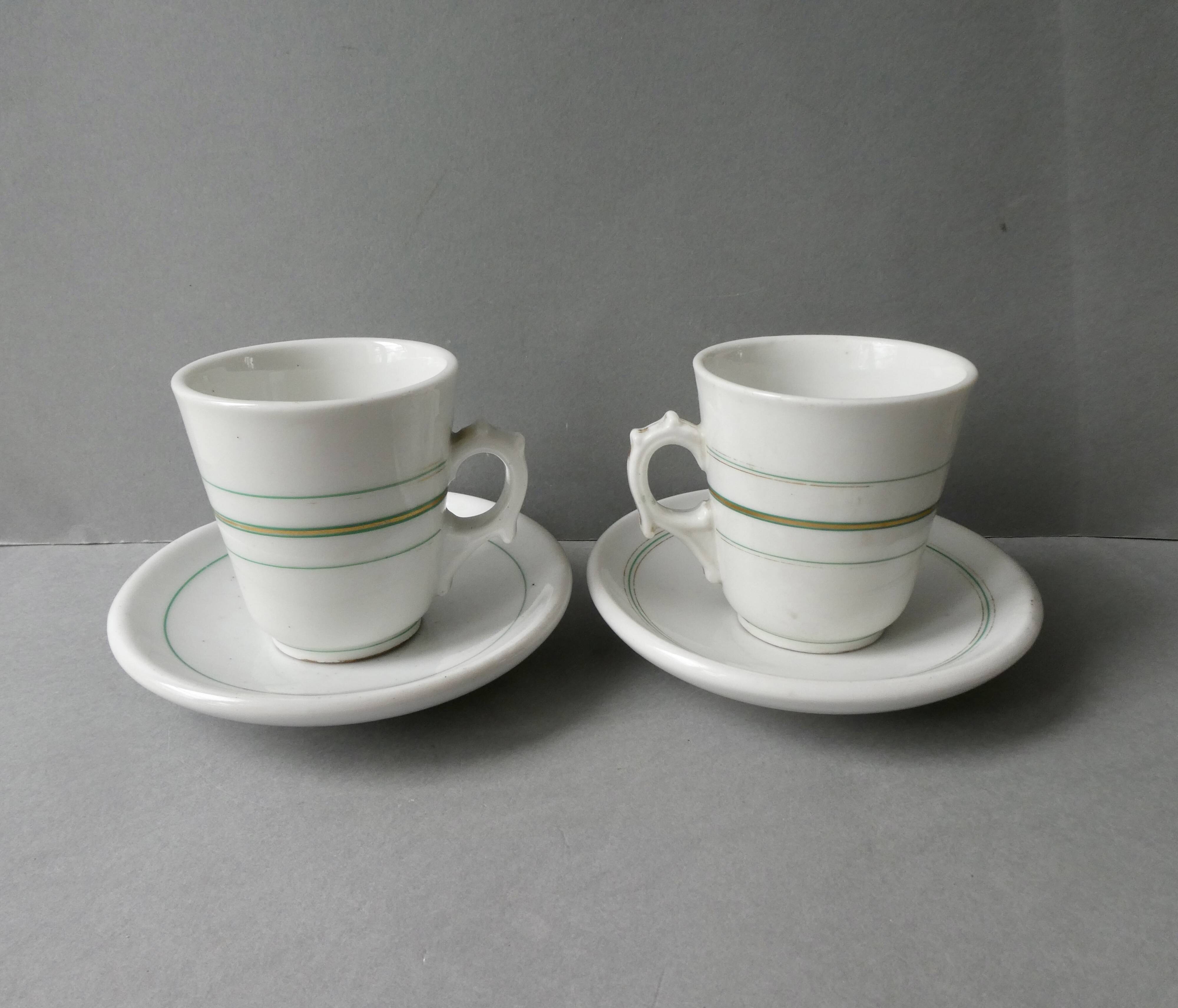 2 brulot cups Napoleon III period, 19th