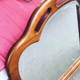 Bevelled chimney mirror