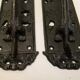 Cast iron dragon door handle 30cm pair