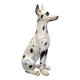 Large Italian Vintage Ceramic Harlequin Dog, 1970/80s