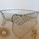 Corrugated wire office mail basket 30s 40s