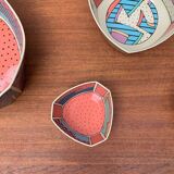 Set of 5 Bowls from the Flash One Postmodern Series by Dorothy Hafner for Rosenthal, 1980s.