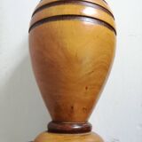 H25 turned wooden lamp base