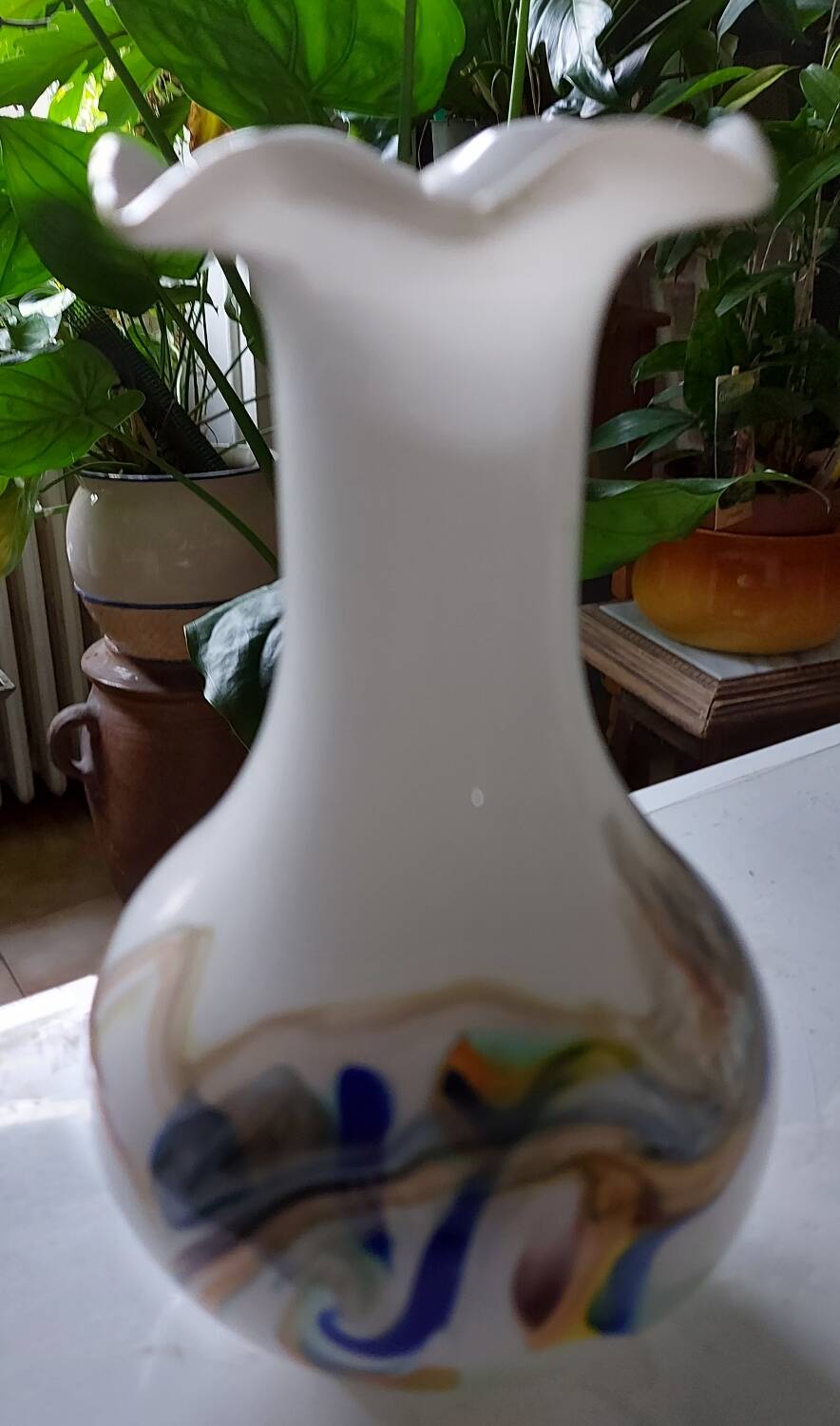 Murano glass vase