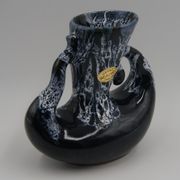 Vintage flamed sandstone vase
