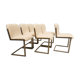 Set de 6 chaises vintage design 1970