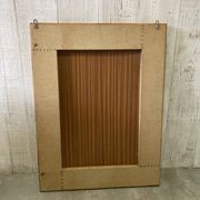 Miroir en rotin vintage