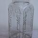 Antique engraved glass jar
