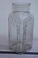 Antique engraved glass jar