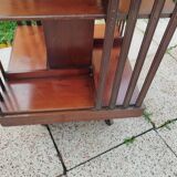 Vintage antique rotating bookcase