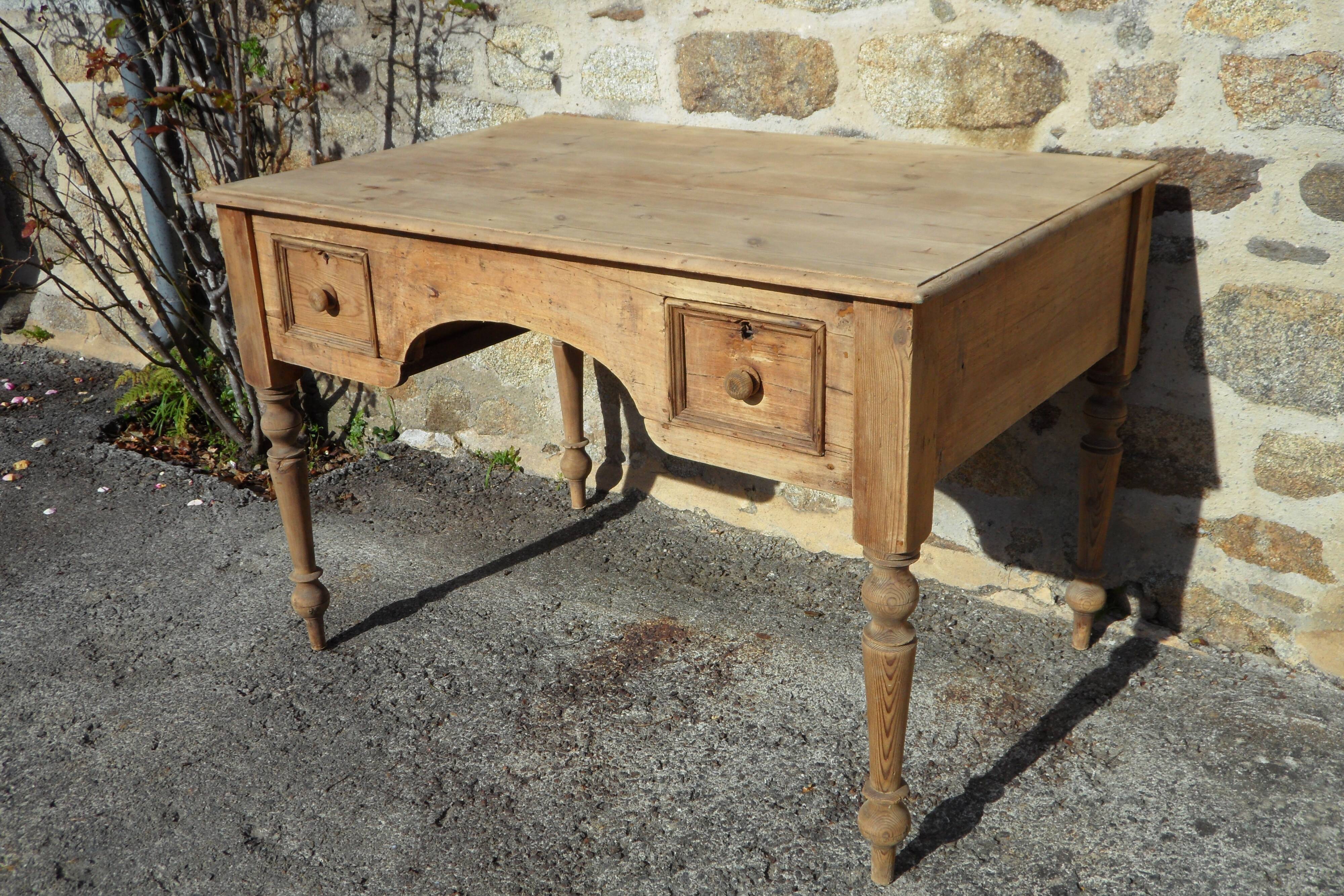 Office XIX raw wood Provençal