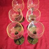 Set of 6 wine glasses