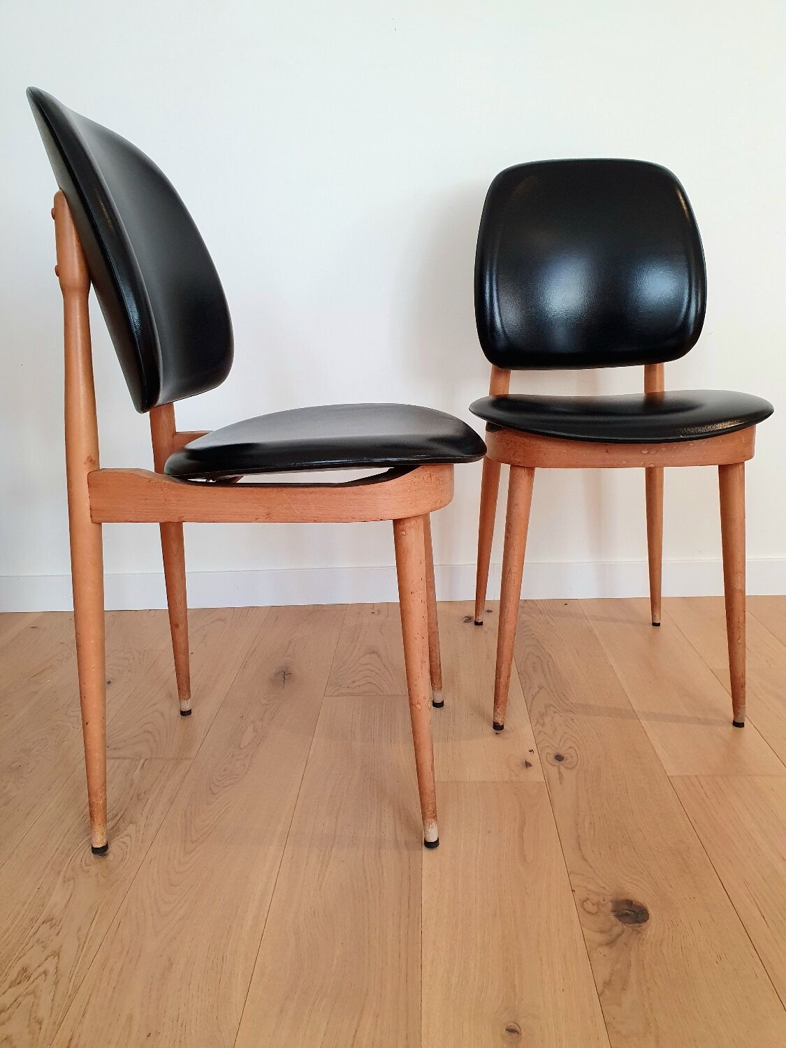Vintage "Pegase" chairs by Pierre Gurariche / Baumann