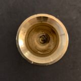 4 Scandinavian brass candle holders