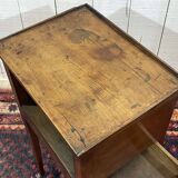 Early 19th century cherrywood bedside table