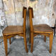 Pair of bistro chair luterma vintage wood