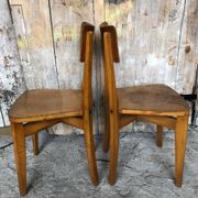 Pair of bistro chair luterma vintage wood