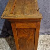 Provençal walnut display case