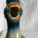 Majolica pitcher Mallard duck, circa 1900s