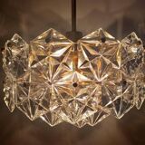 Chandelier en verre BIG des années 1970, Kinkeldey, Allemagne.