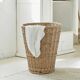 Panier en osier vintage