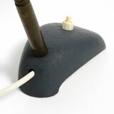 Small 1950s table lamp with metal gooseneck from Gebrüder Cosack Germany