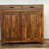 20th century Parisian buffet bahut made of solid wood (beech)