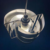 VINTAGE 1970 SPACE AGE BRUSHED ALUMINIUM LAMP/SUSPENSION MAX SAU