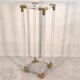 Very beautiful column pedestal by Charles Hollis Jones in Lucite & brass.