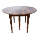 19th century walnut 6-legged opening table