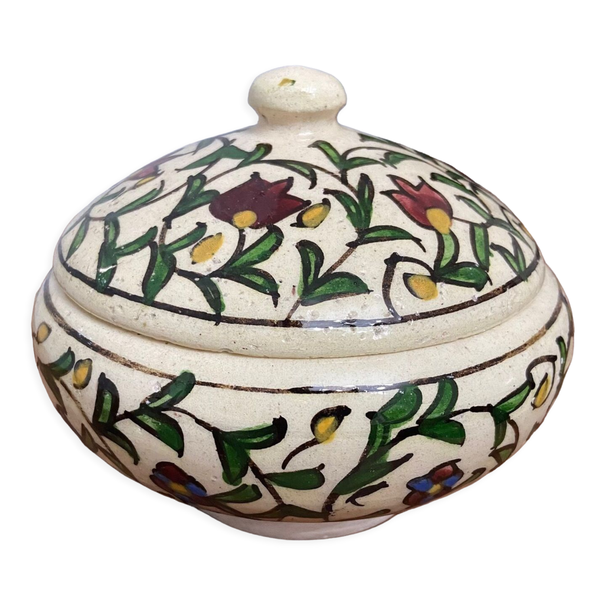 Antique ceramic box
