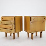 1960s Frantisek Mezulanik Pair of Chest of Drawers, Czechoslovakia