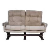 1970s, Scandinavian 2 seater sofa, original very good condition, leather.
