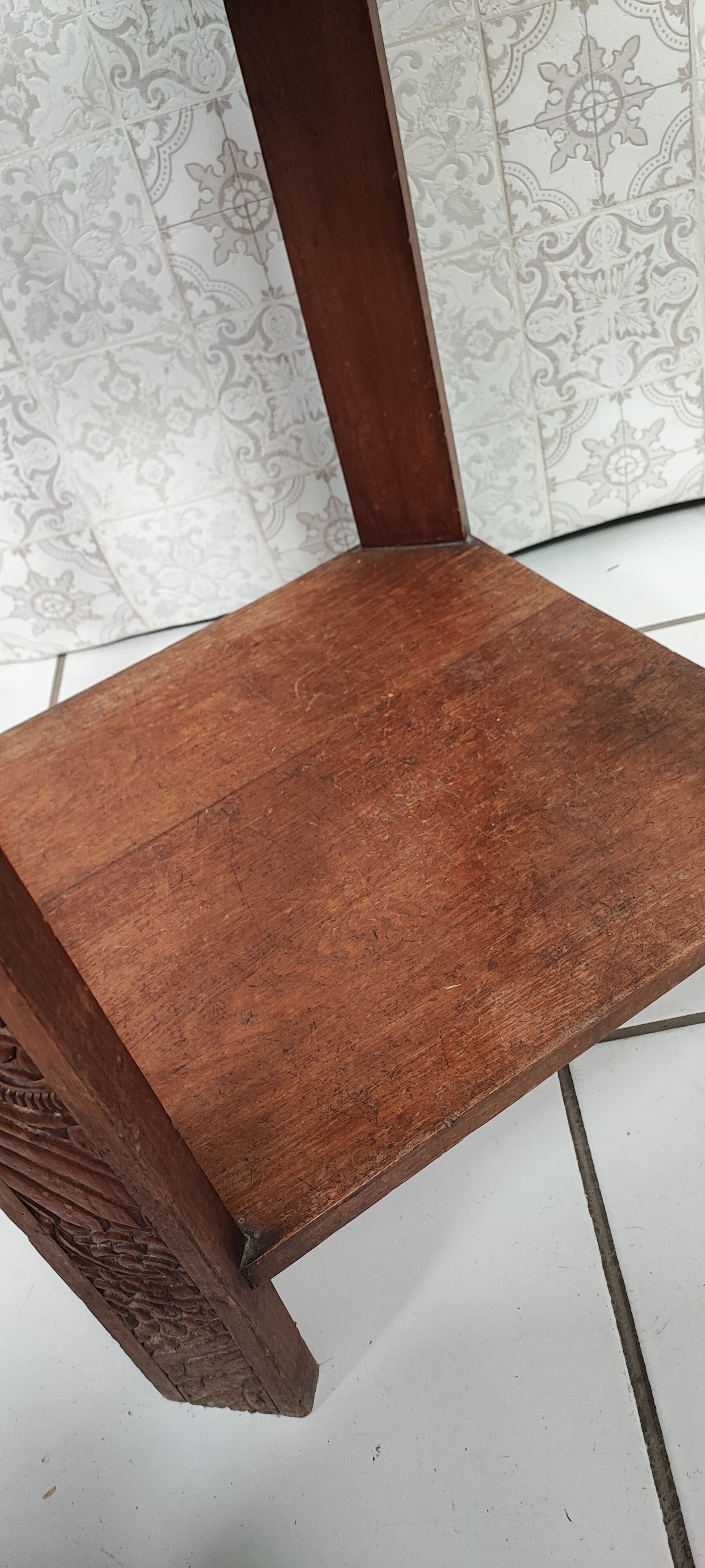 Pedestal table art deco side cabinet