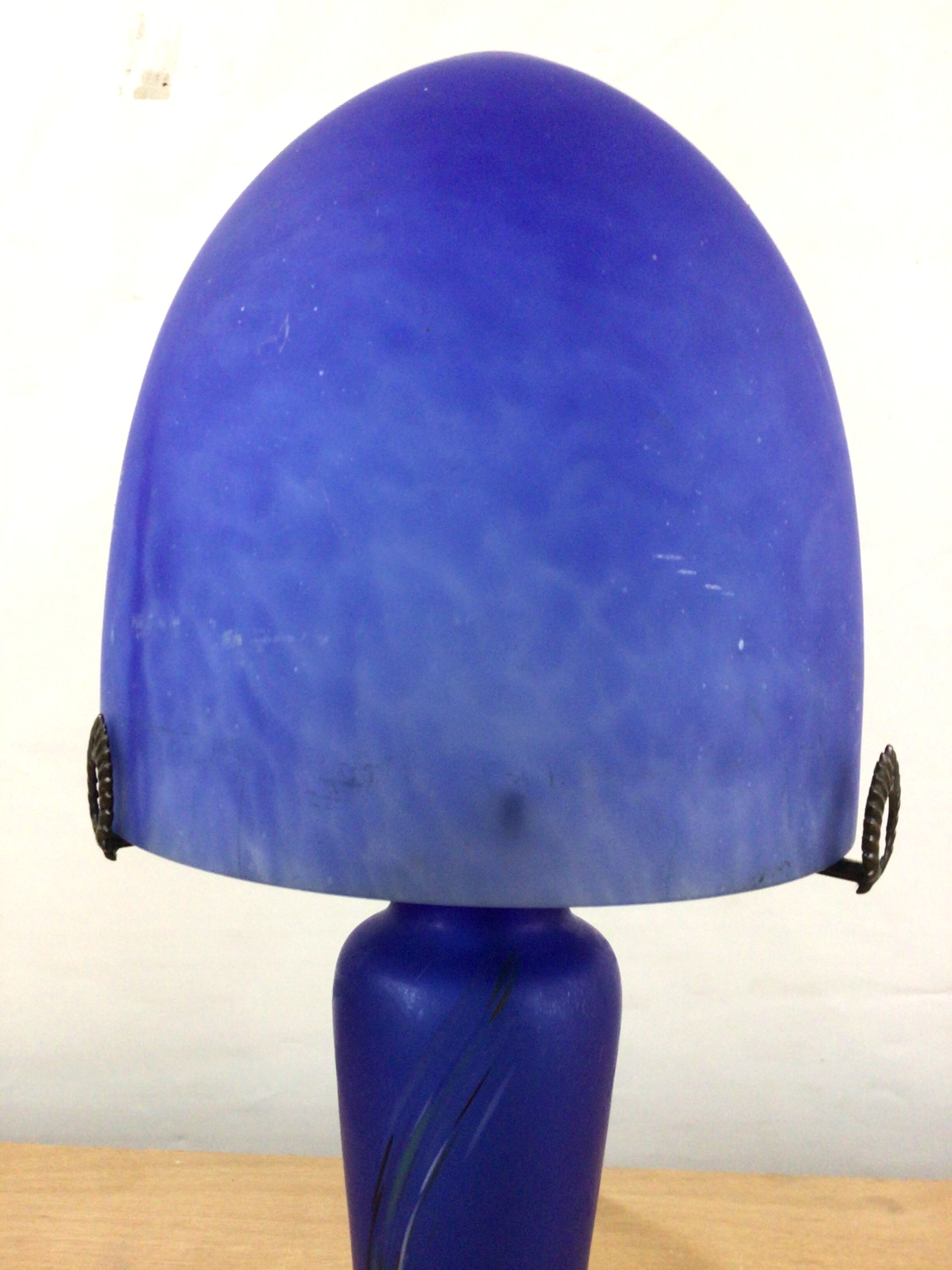 Mushroom lamp glass paste