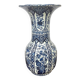 Vase bleu Delft motif floral