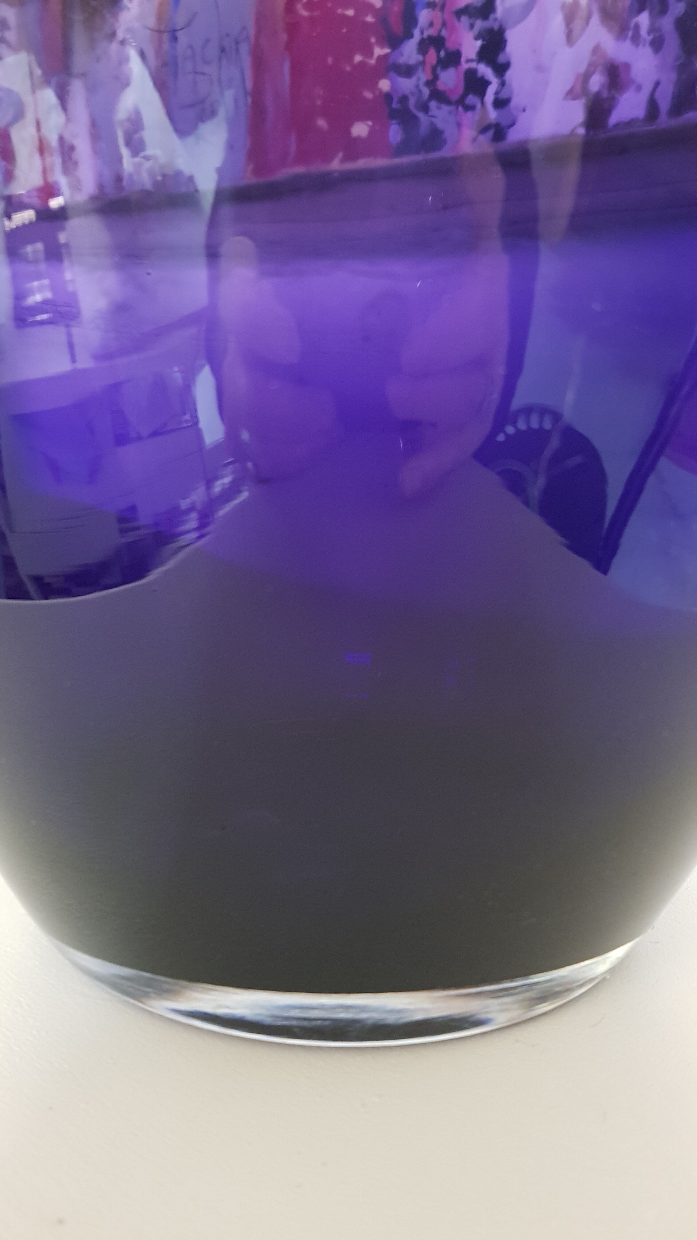 Glass vase