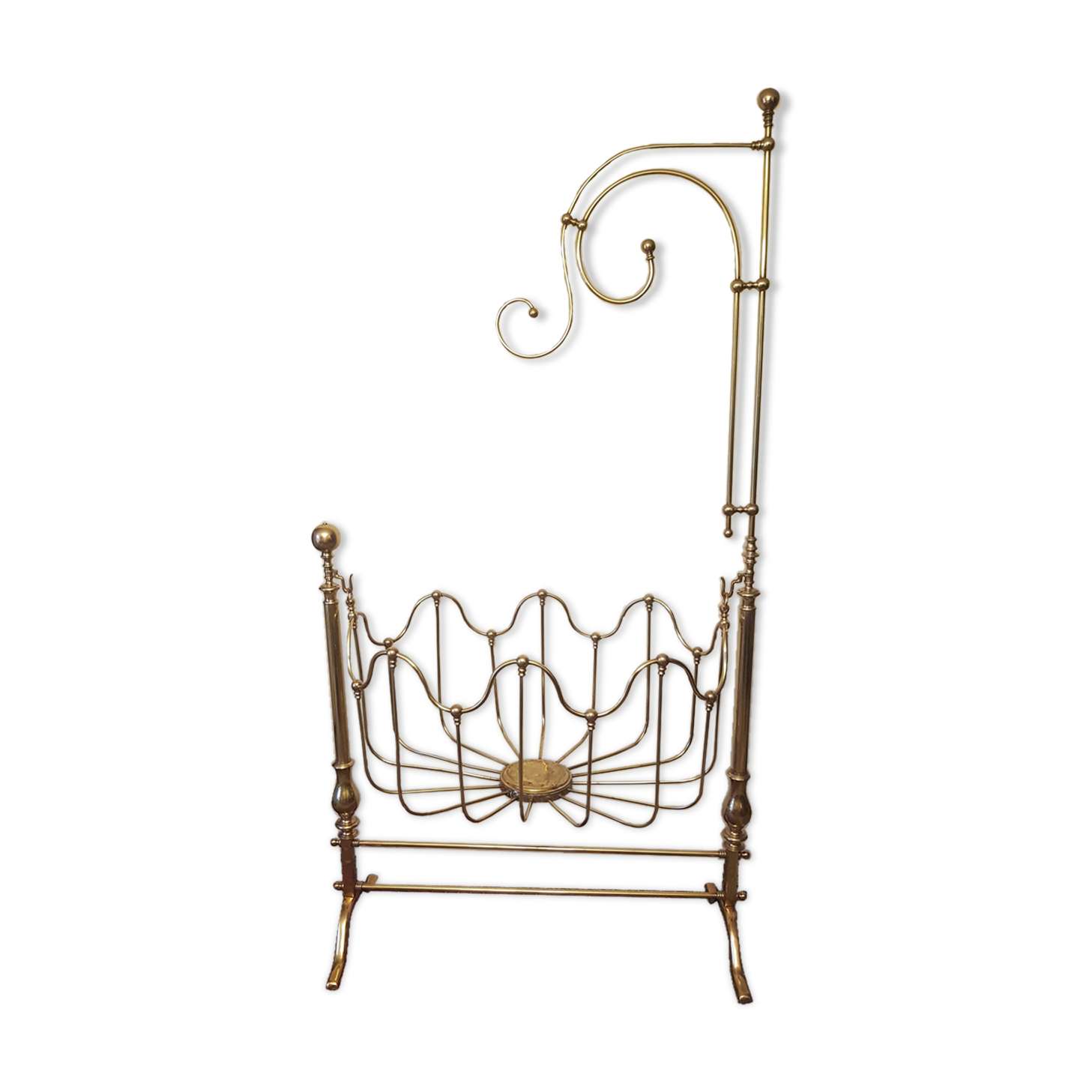 Brass cradle 1880