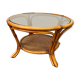 Rattan coffee table